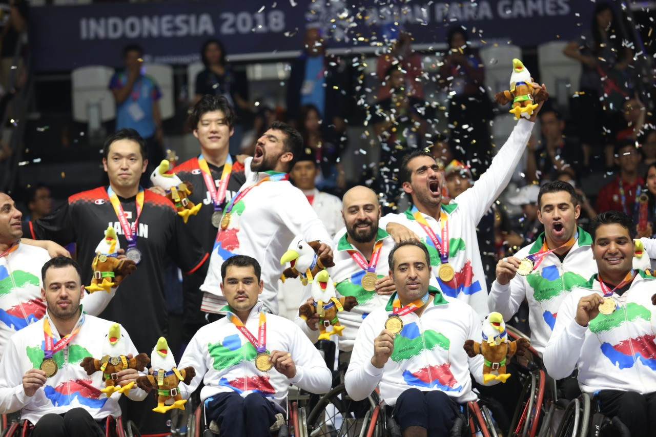 Iran won the men's wheelchair basketball gold medal on the final day of competition ©Asian Para Games