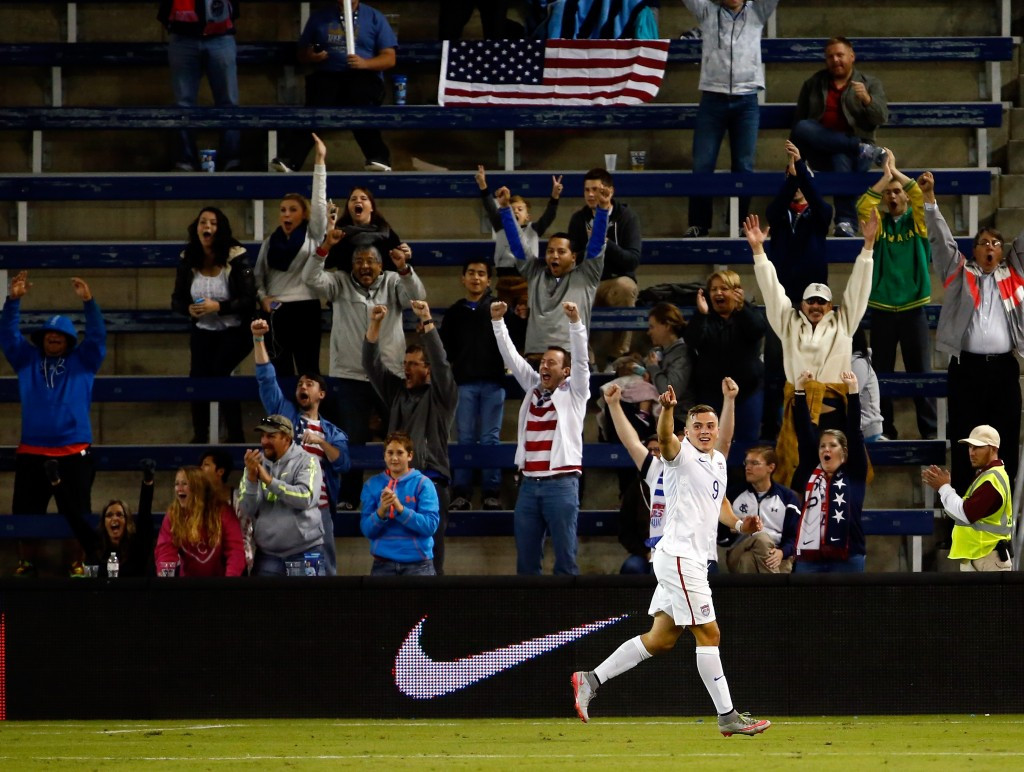 Jordan Morris scored twice as the United States beat Canada in their Group A opener ©Getty Images
