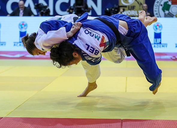 Michaela Polleres made it double gold for Austria as she took her first IJF World Tour title ©IJF