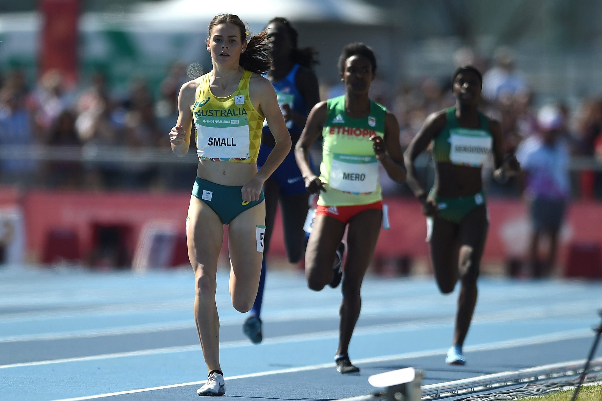 Australia's Keely Small triumphed in the women's 800m ©Getty Images