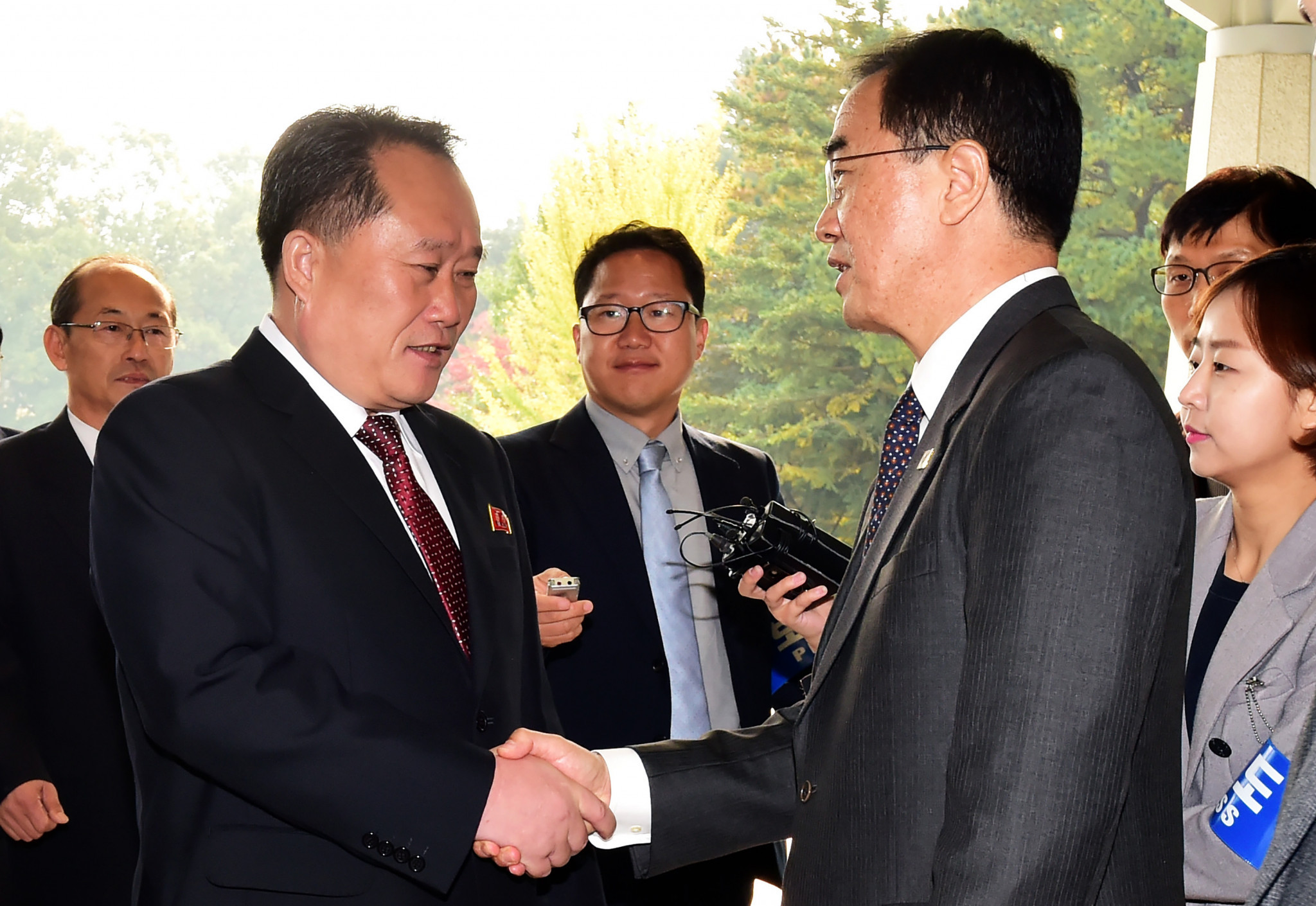 The talks signify the opening of high-level cooperation between the two Koreas ©Getty Images
