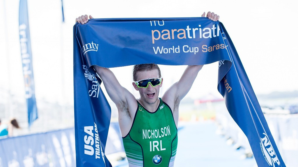 Ireland's Andrew Nicholson was the only member of his country to claim a medal in Sarasota ©ITU