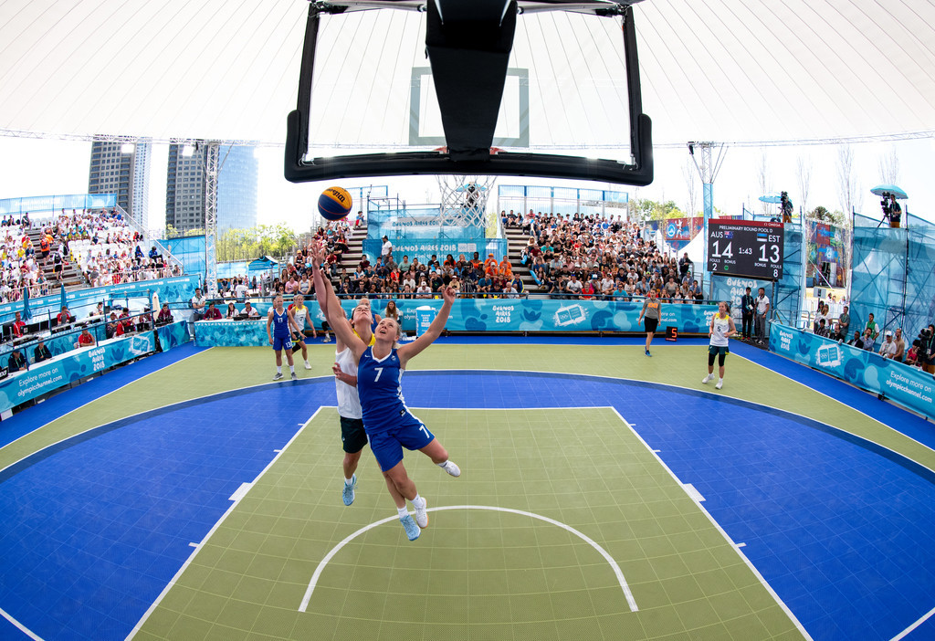Basketball players competing at Buenos Aires 2018 hail Baumann's influence in 3x3 becoming Olympic sport
