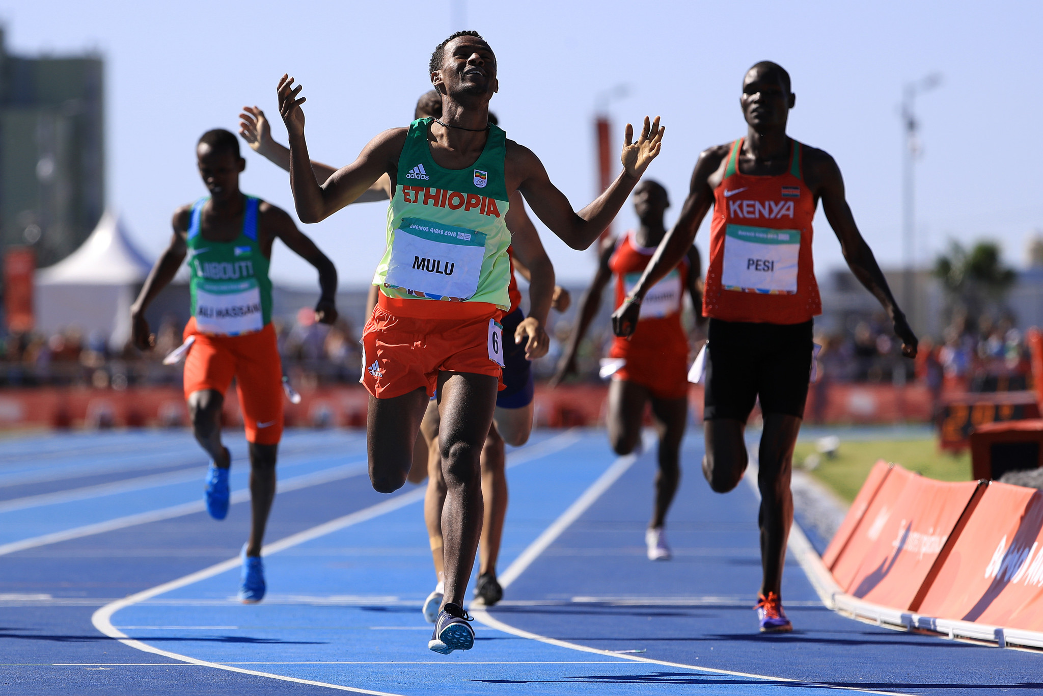 Ethiopia's Tasew Yada triumphed in the men's 800m ©Getty Images