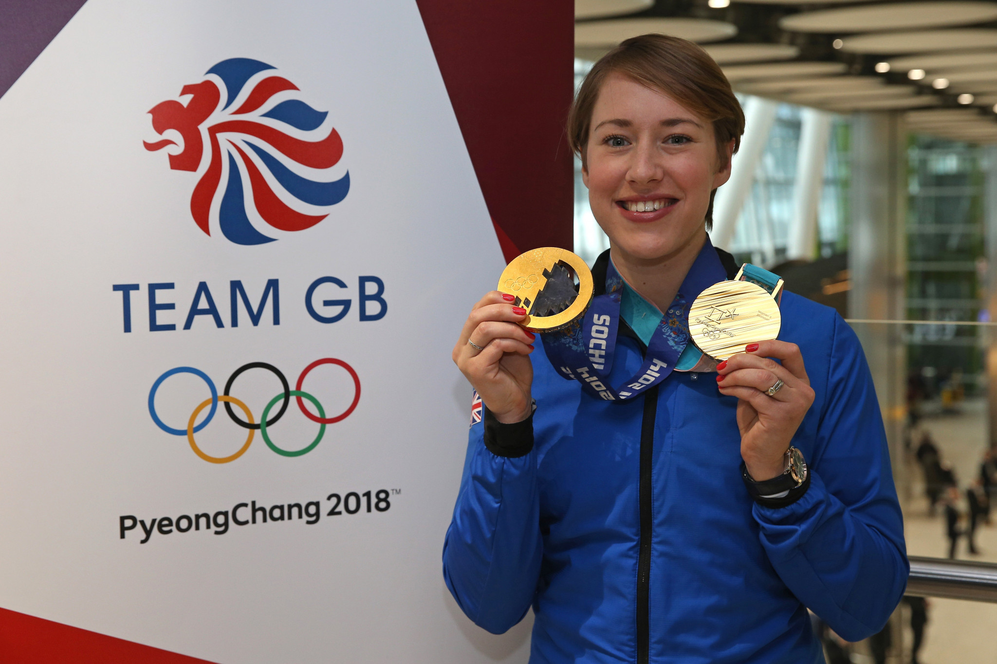 Double Olympic skeleton champion Lizzy Yarnold has announced her retirement from the sport ©Getty Images