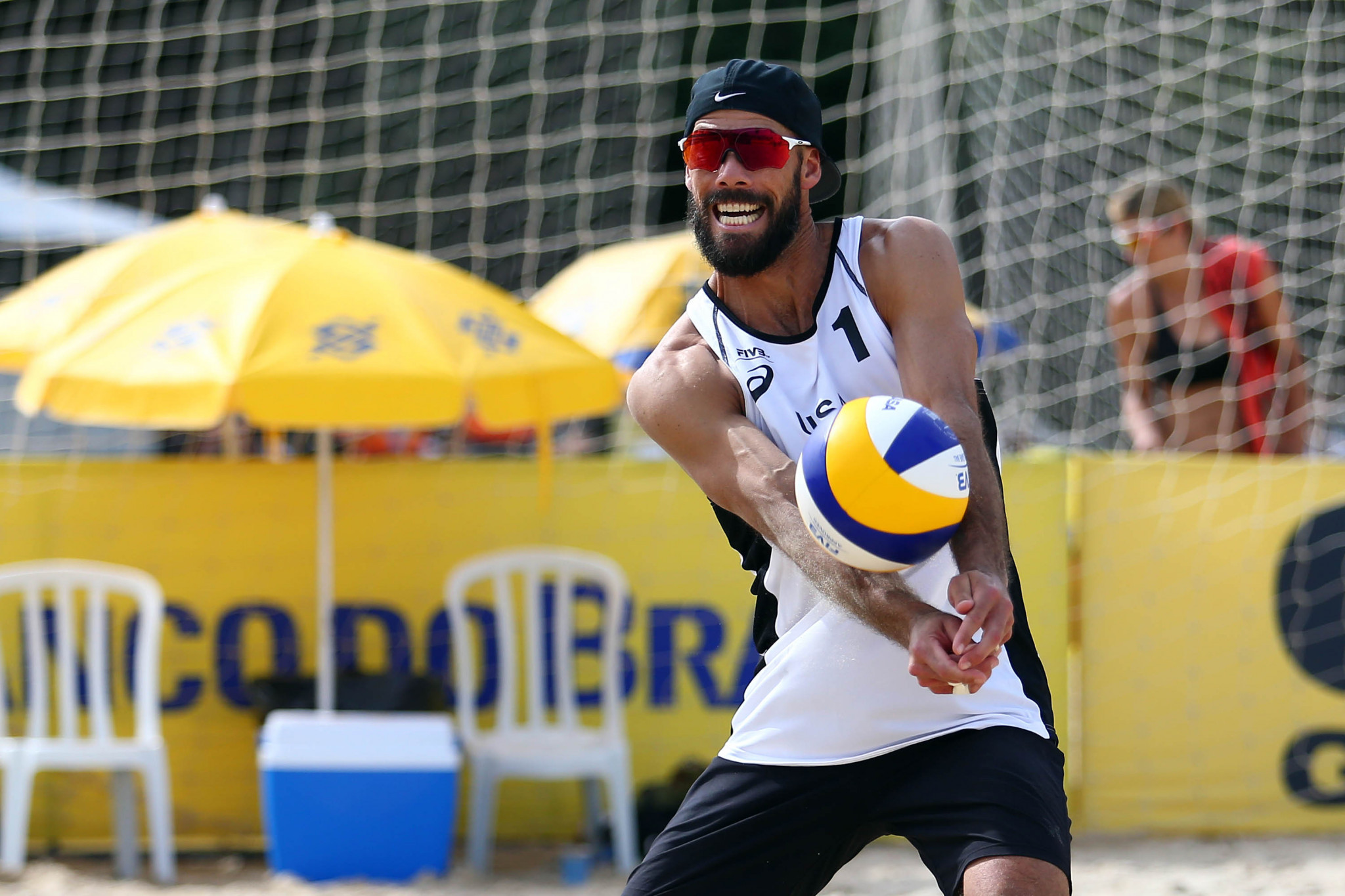 Indoor Olympic champion Reid Priddy will compete in the qualifying round ©FIVB