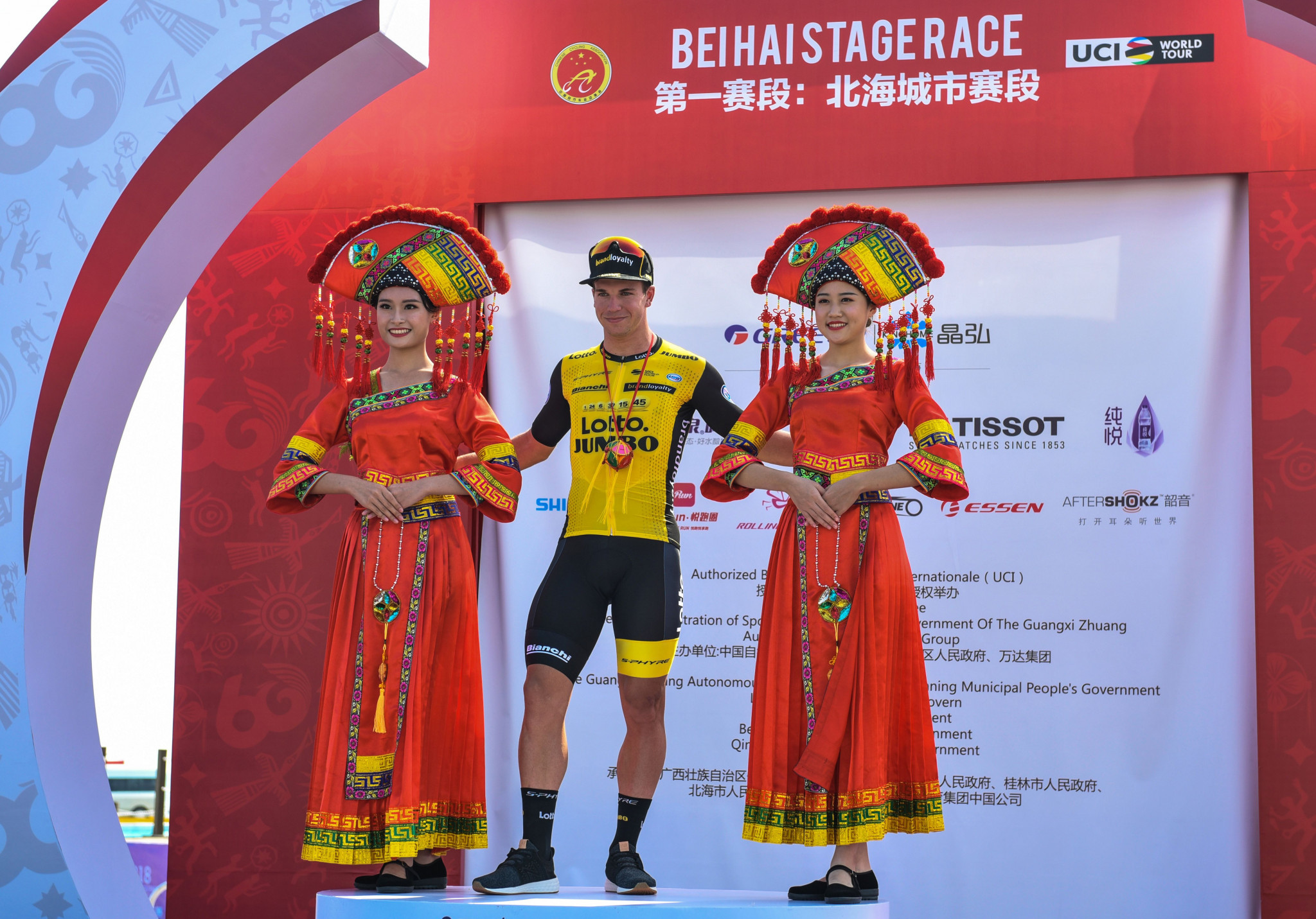 Dylan Groenewegen won stage one of the 2018 Tour of Guangxi today ©Getty Images