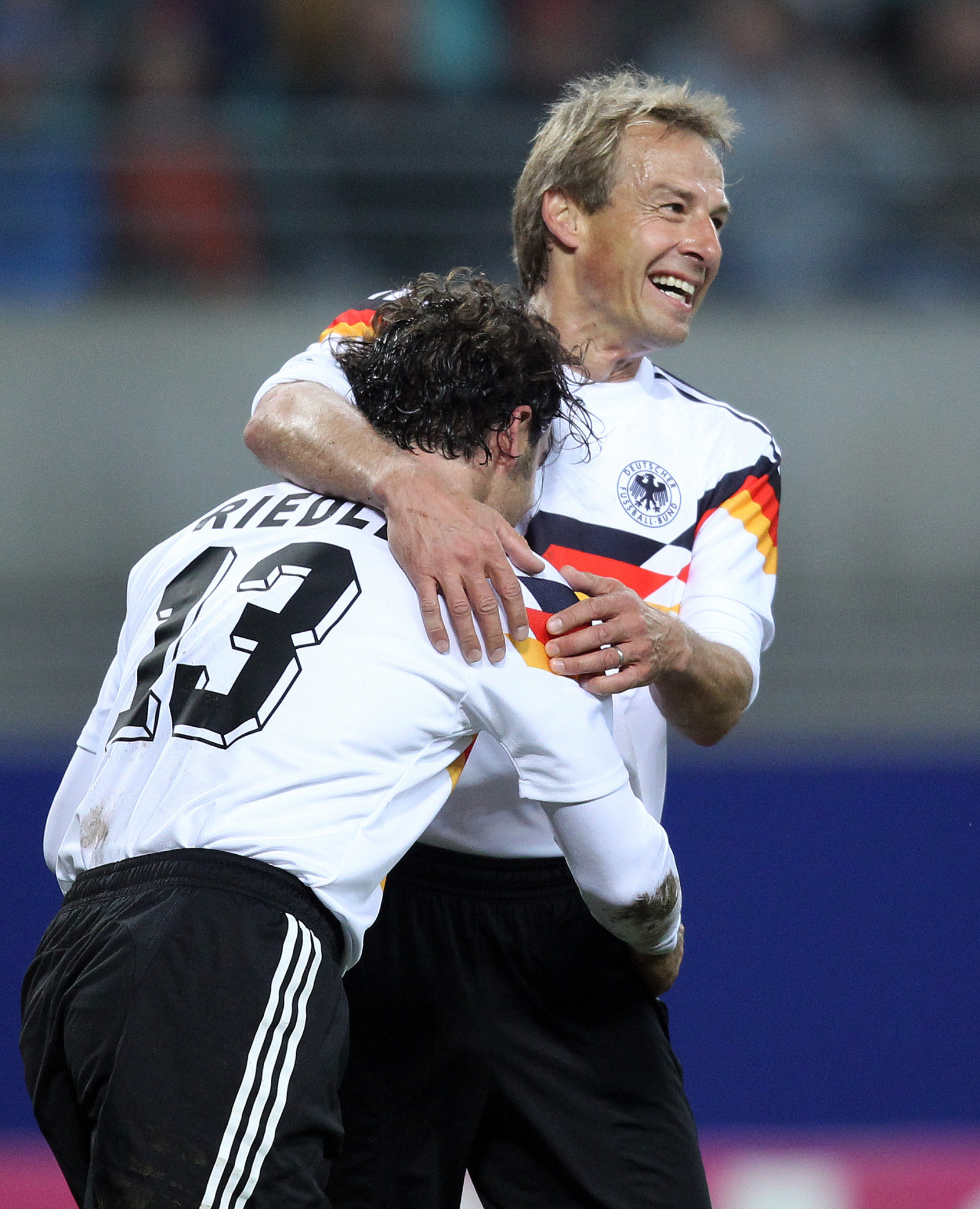 Jürgen Klinsmann, a World Cup winner for Germany was known for his occasional diving prowess ©Getty Images  
