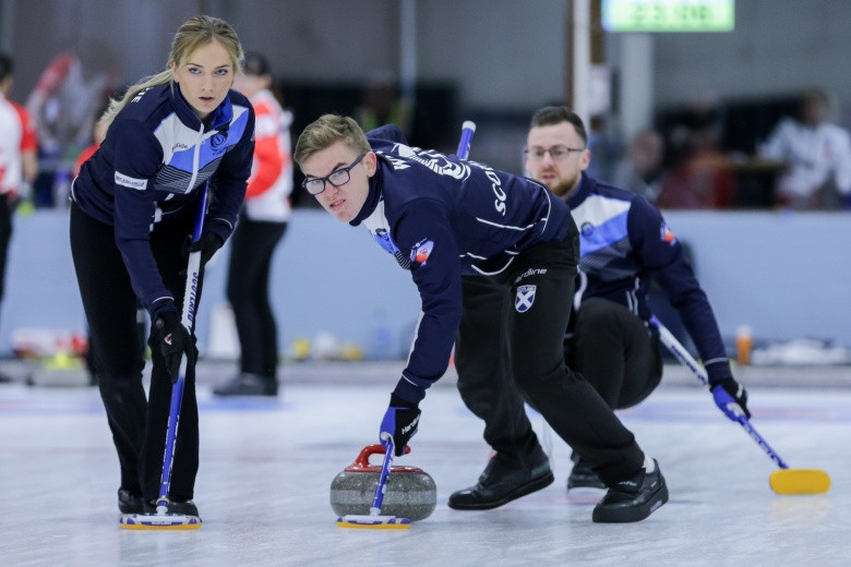 Defending champions Scotland gain first play-off spot at World Mixed Curling Championships