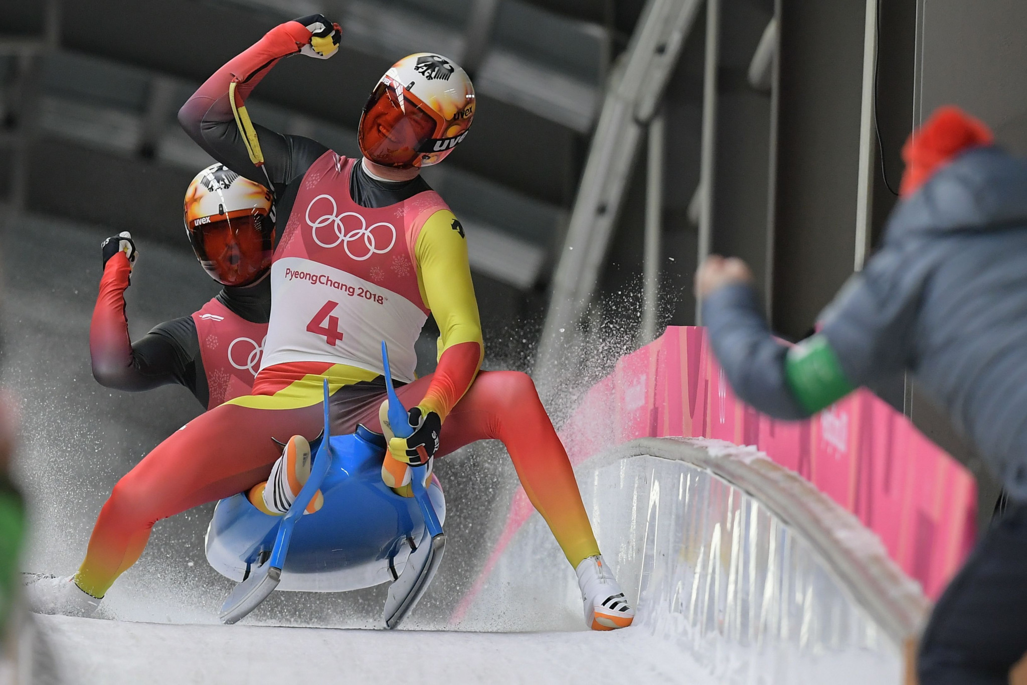 Germany's Toni Eggert and Sascha Benecken claimed the doubles Olympic bronze medal at  Pyeongchang 2018 ©Getty Images