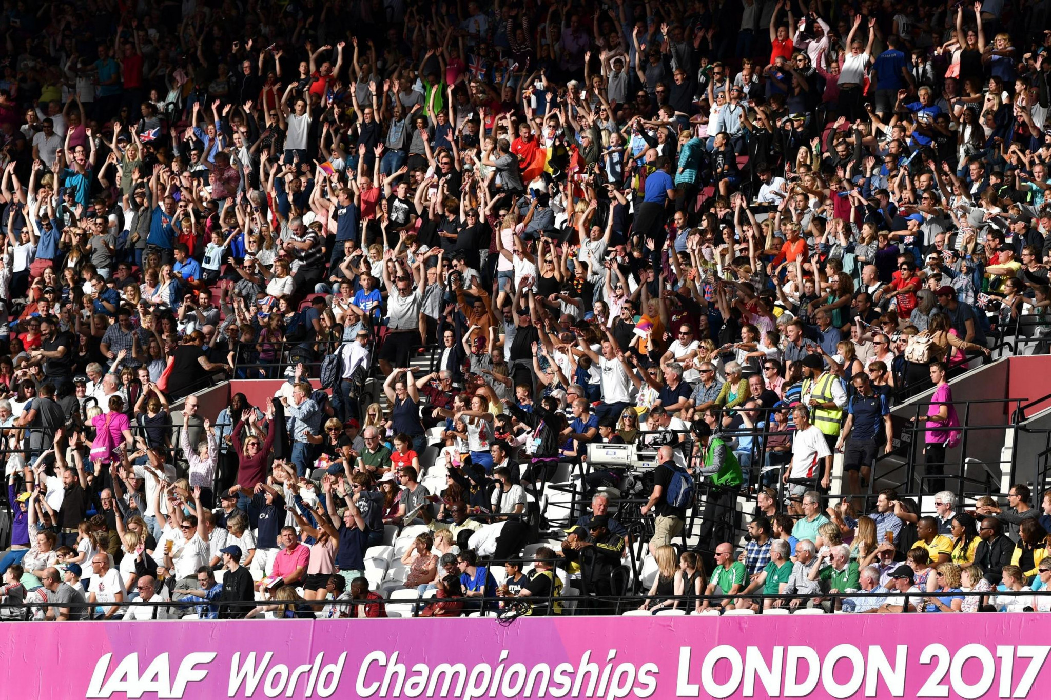 Record crowds attended the 2017 IAAF World Championships in London ©Getty Images