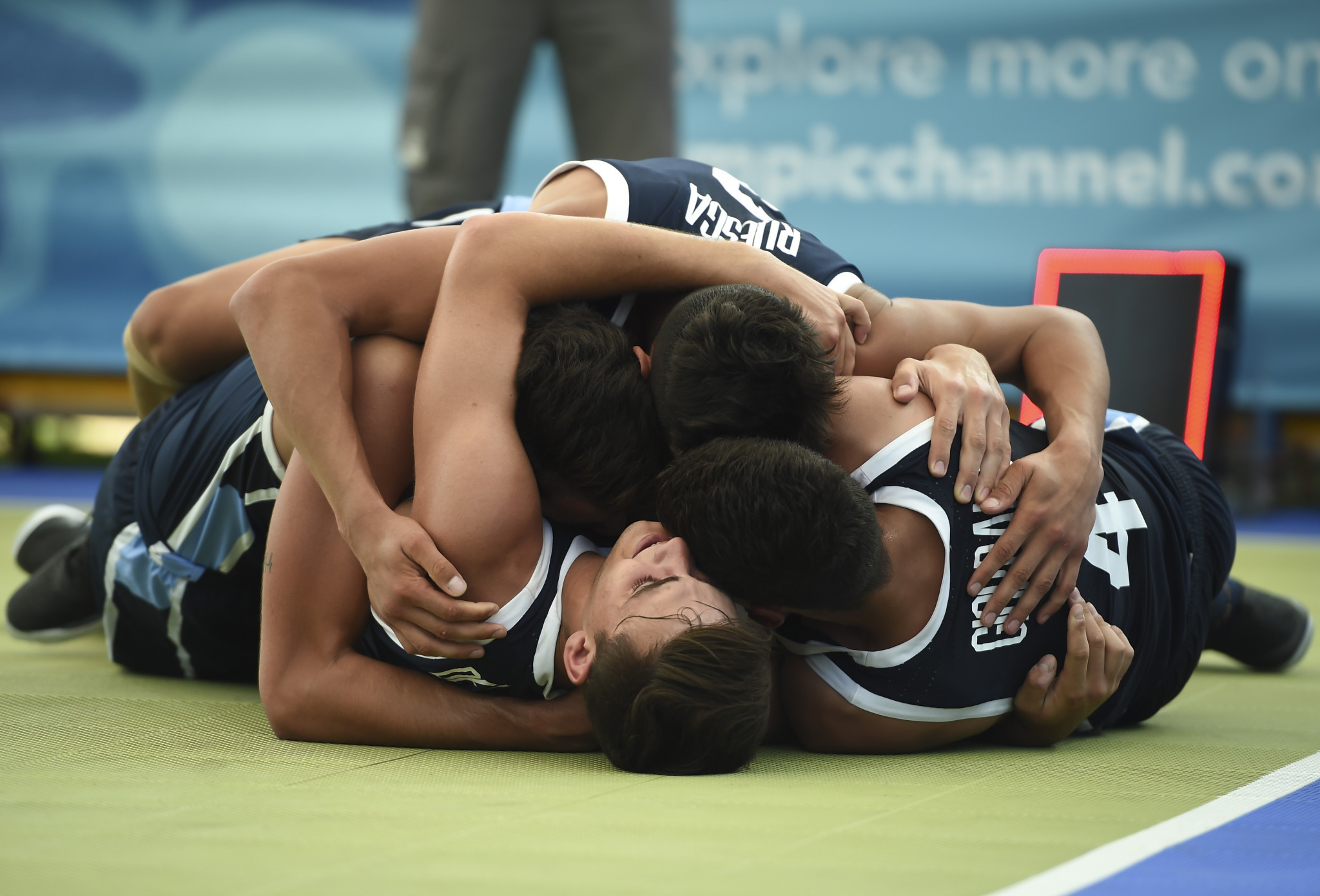 Argentina win men's 3x3 basketball title as first karate and boxing gold medals claimed at Buenos Aires 2018
