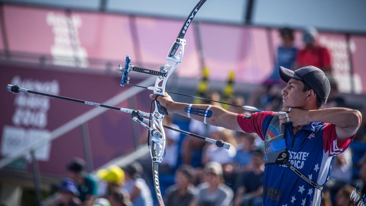 Trenton Cowles secured the men's archery title to earn gold for the United States ©World Archery