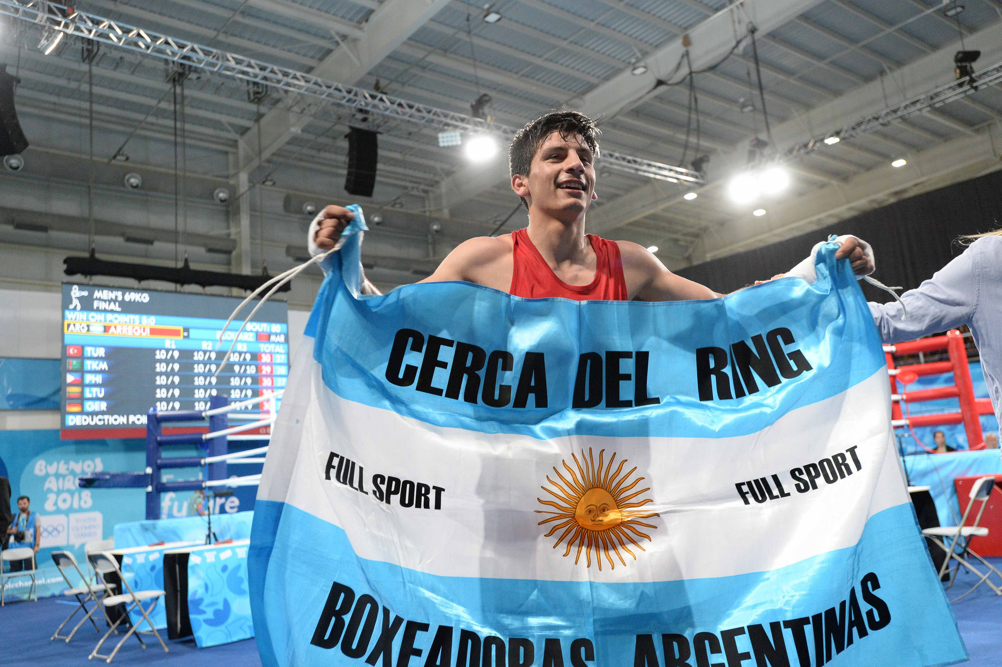 Brian Agustin Arregui clinched boxing gold for Argentina ©Buenos Aires 2018