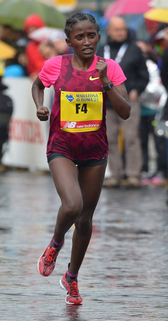 Meseret Kitata Tolwak, winner of the Rome Marathon in March, is among the Ethiopian women competing at the Frankfurt Marathon