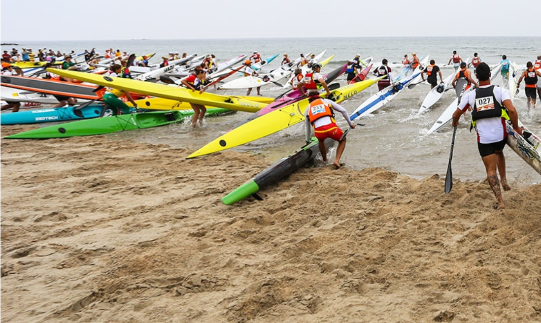 Canoe ocean racing consists of long distance surfski, sea kayak and sea touring races ©ICF