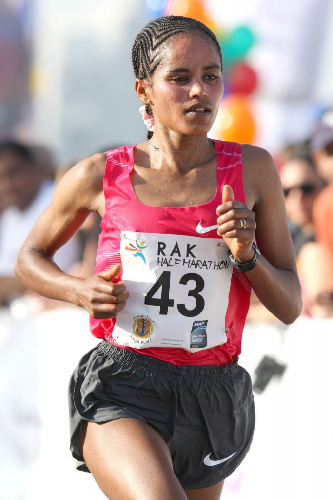 Meseret Mengistu Biru heads a strong Ethiopian women’s quartet at this month's Frankfurt Marathon ©www.photorun.net
