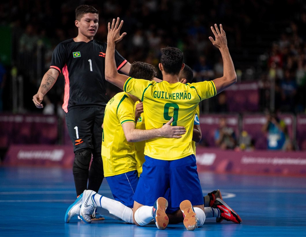 Brazil were crowned men's futsal champions ©IOC