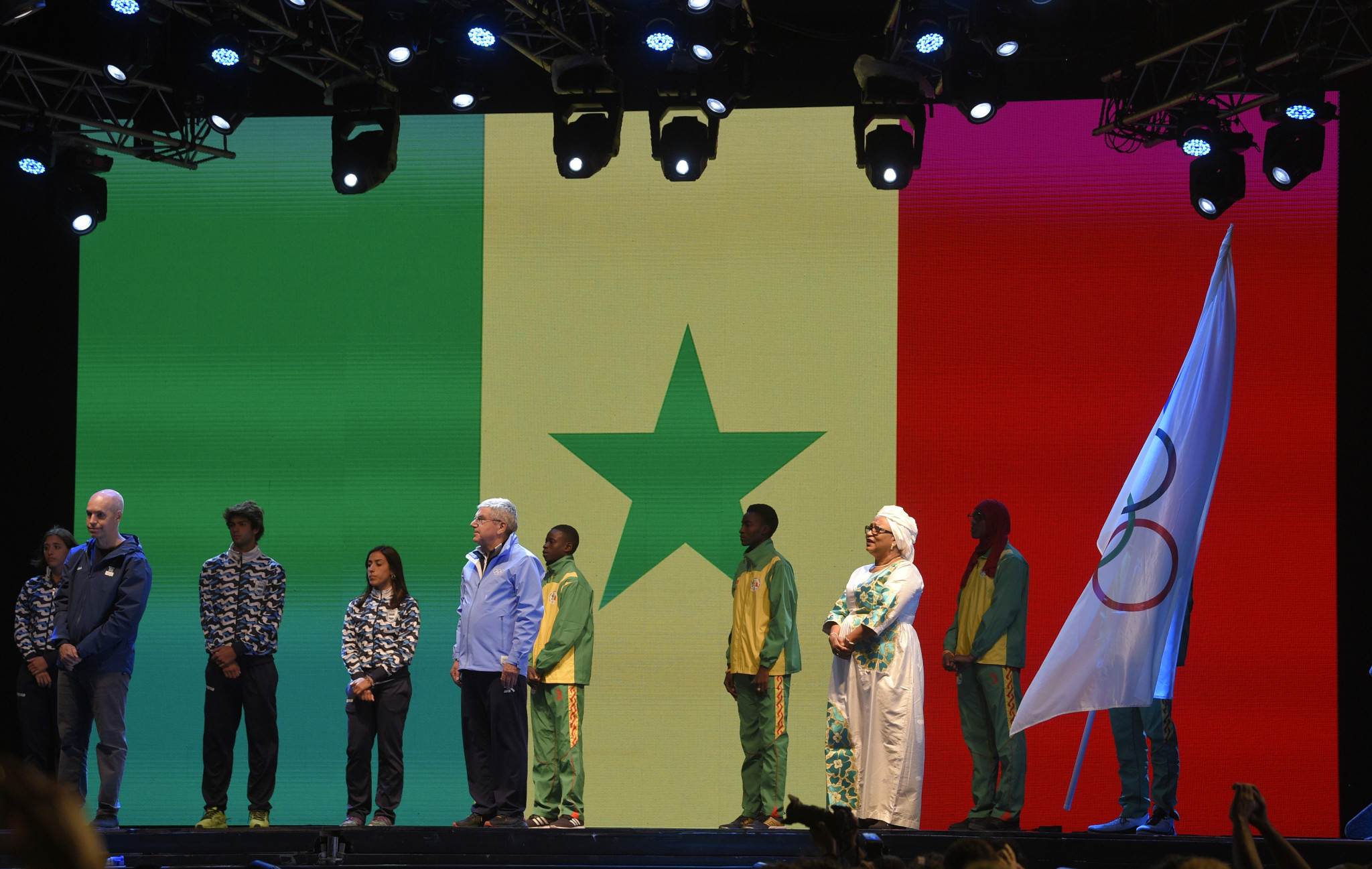 The flag was passed to Senegal's capital Dakar as the begin preparations for the 2022 Games ©Getty Images
