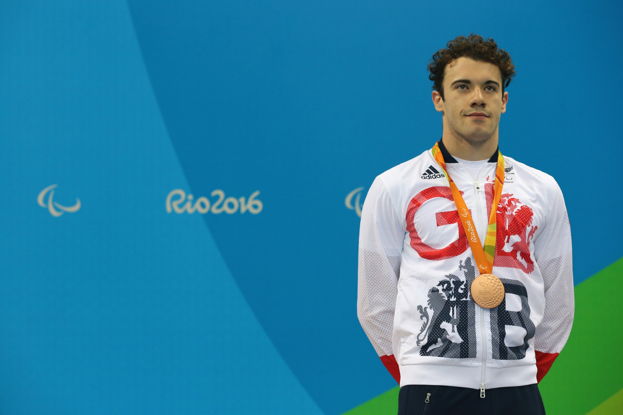 Josef Craig of Great Britain won bronze in the 100m freestyle at the Rio 2016 Paralympic Games ©Getty Images