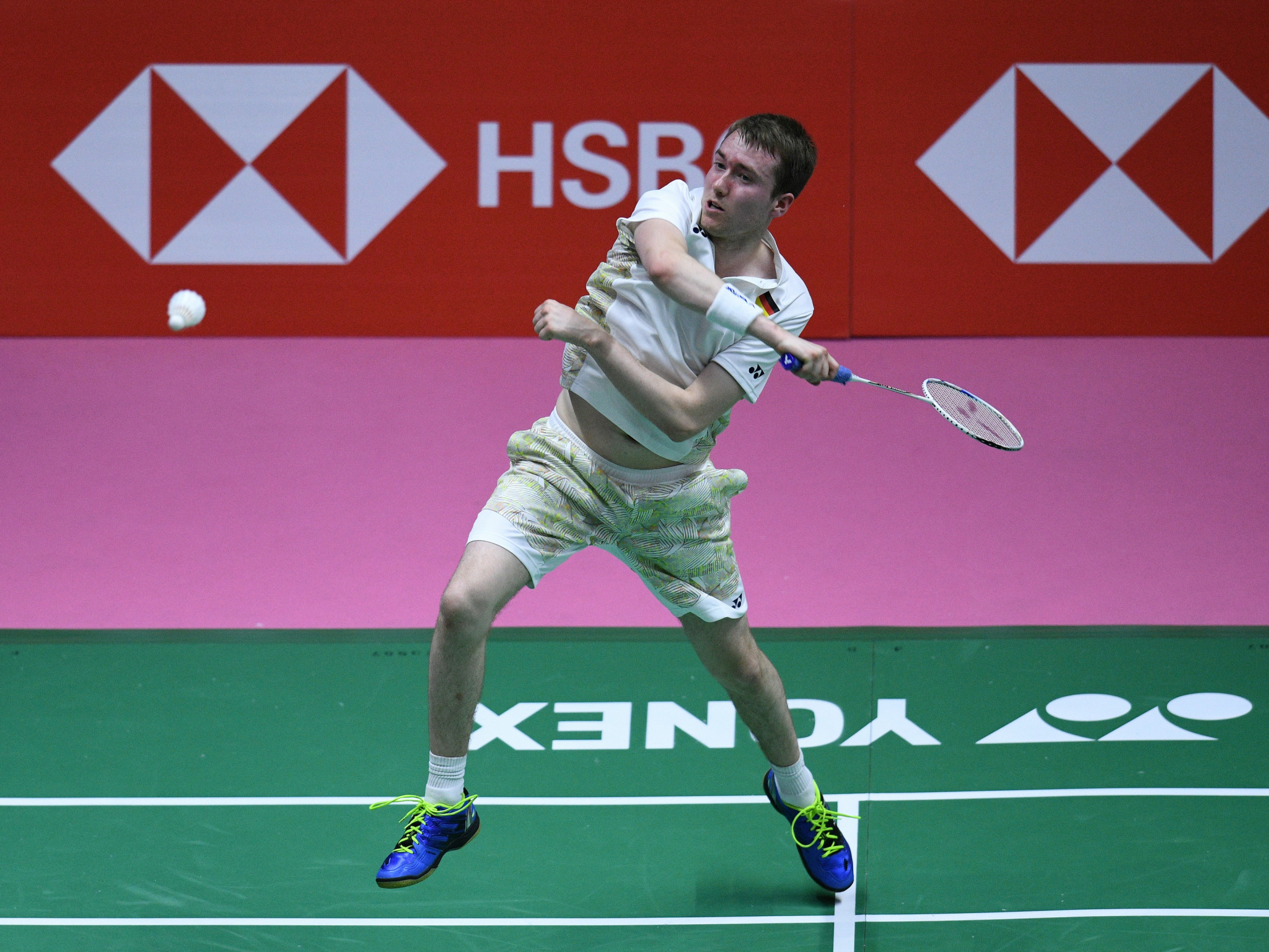 Top seed Lars Schaenzler is up and running in his quest to claim the men’s singles title at the FISU World Badminton Championships in Kuala Lumpur ©Getty Images