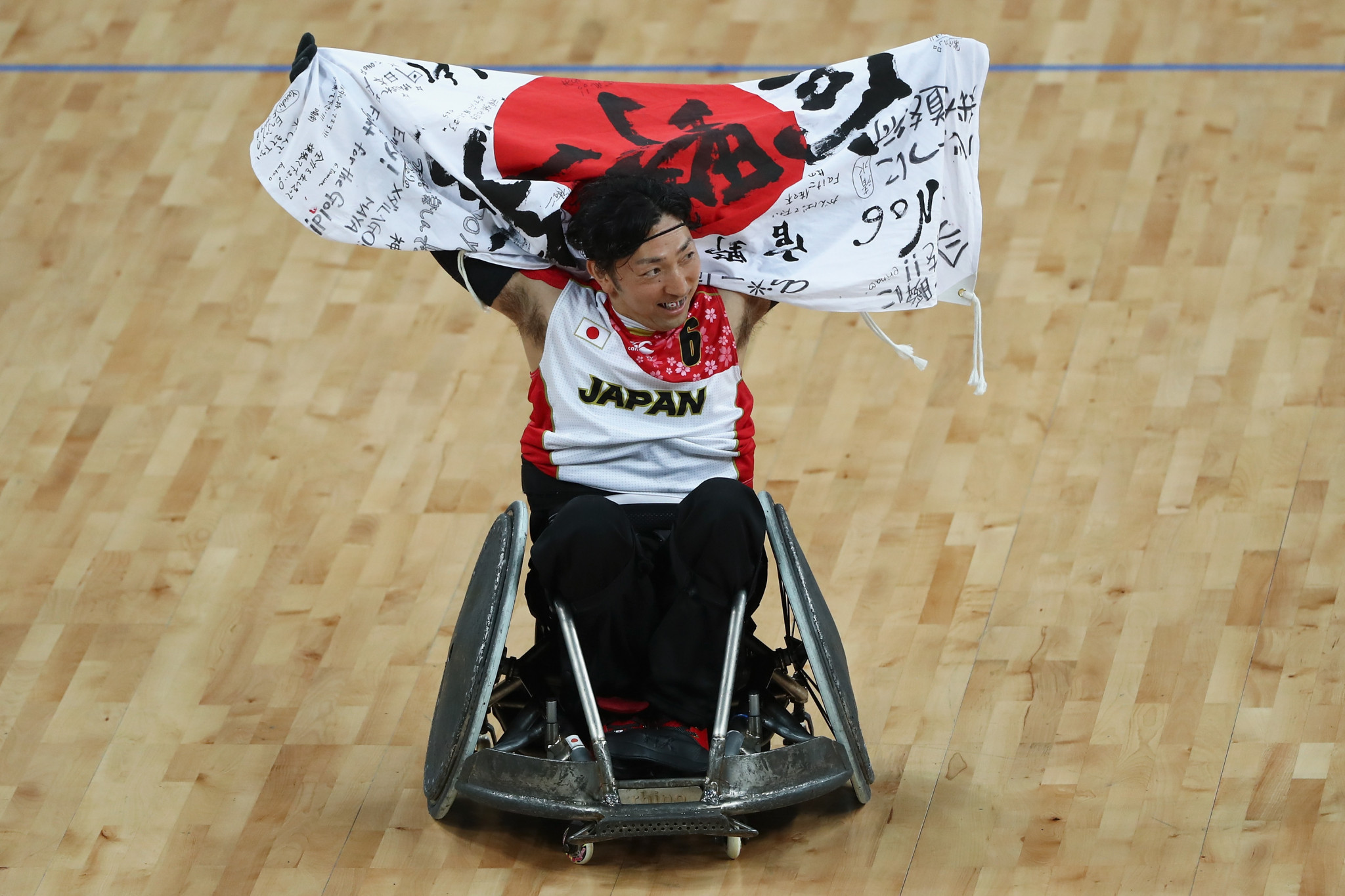 The wheelchair rugby final could provide early cheer for hosts Japan, the reigning world champions ©Getty Images