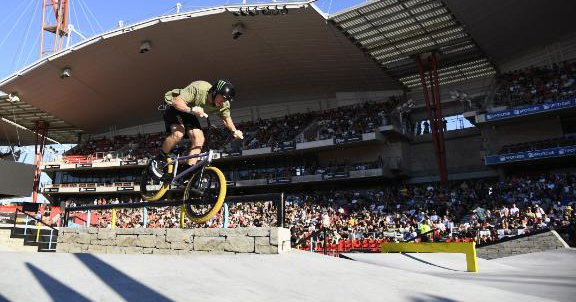 Alex Donnachie became Scotland’s first-ever X Games medallist by claiming gold in the BMX street final in Sydney today ©X Games/Twitter