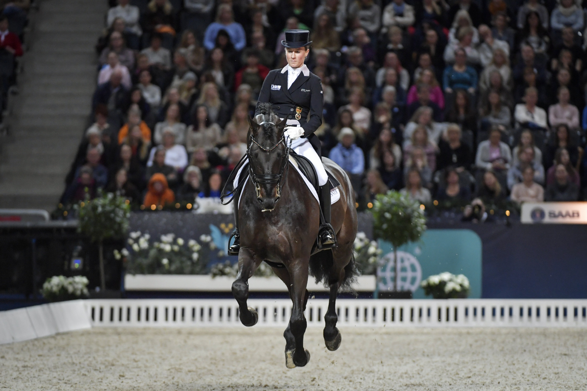Germany’s Helen Langehanenberg, the FEI 2013 World Cup champion, is the highest-ranked rider in Herning ©Getty Images