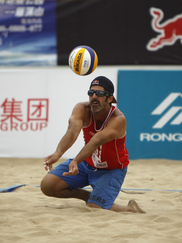 US beach volleyball star Todd Rogers is one leading California-based athlete in a youth orientated sport ©Getty Images