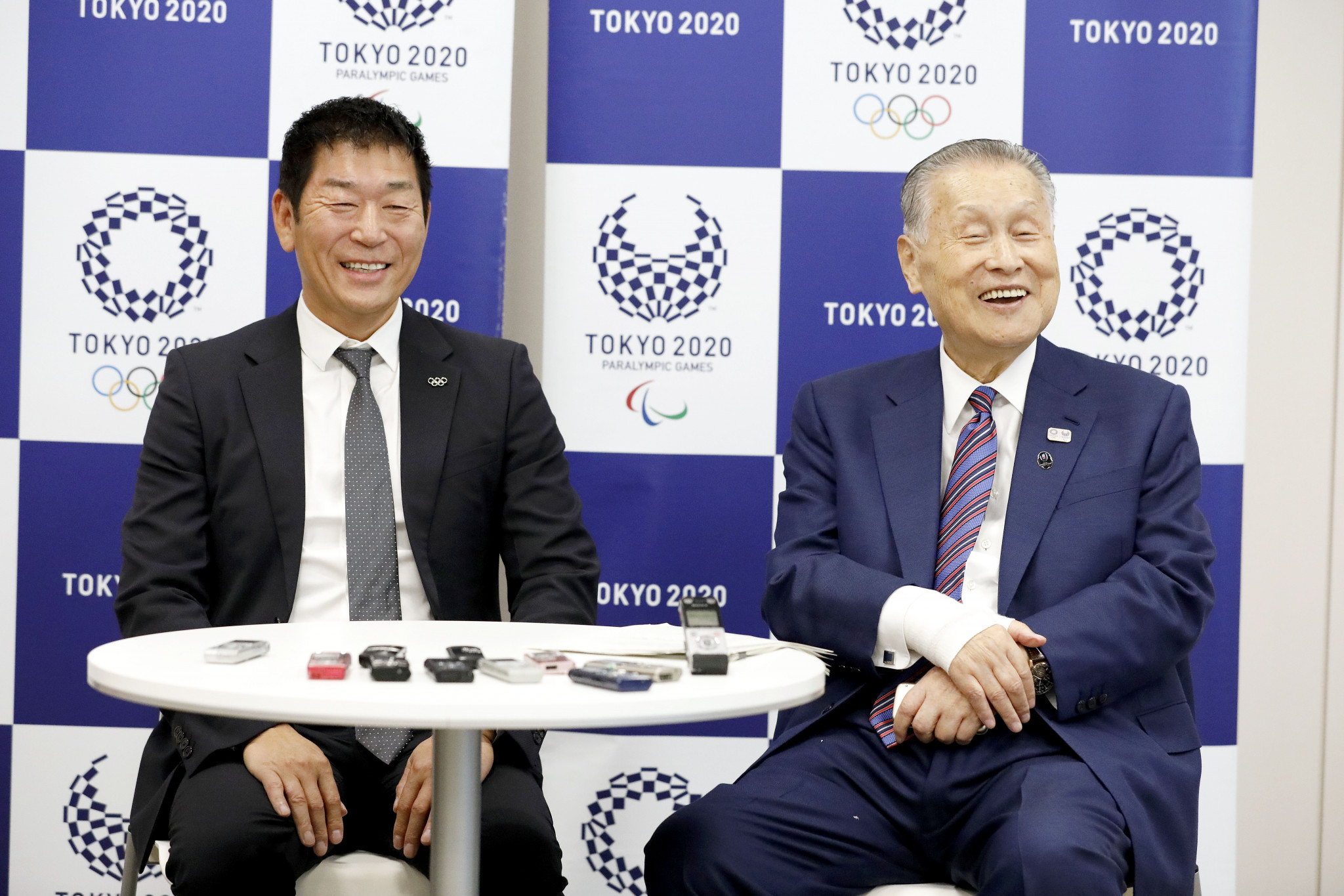 International Gymnastics Federation President Morinari Watanabe, left, has accepted an invitation to become a Tokyo 2020 Executive Board member ©Tokyo 2020