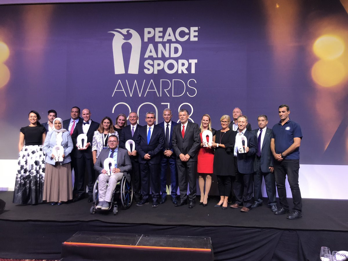 The winners of the awards at the Peace and Sport Forum demonstrated how sport can be used to tackle issues threatening global peace ©Peace and Sport
