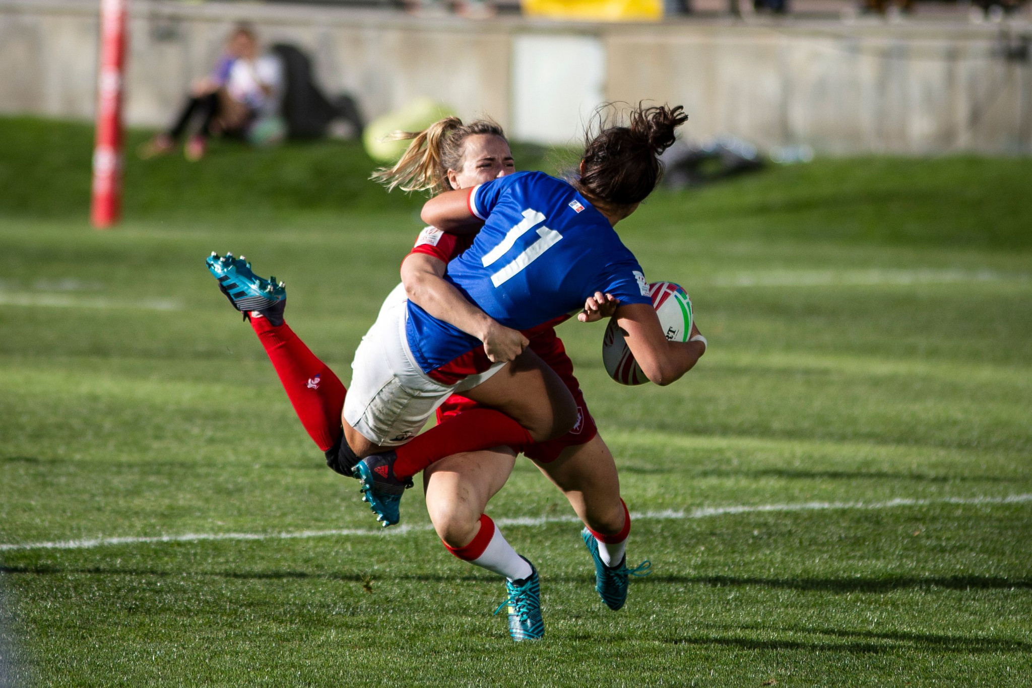 Canada defeated France 24-10 at the World Rugby Women's Seven Series in Denver ©Getty Images