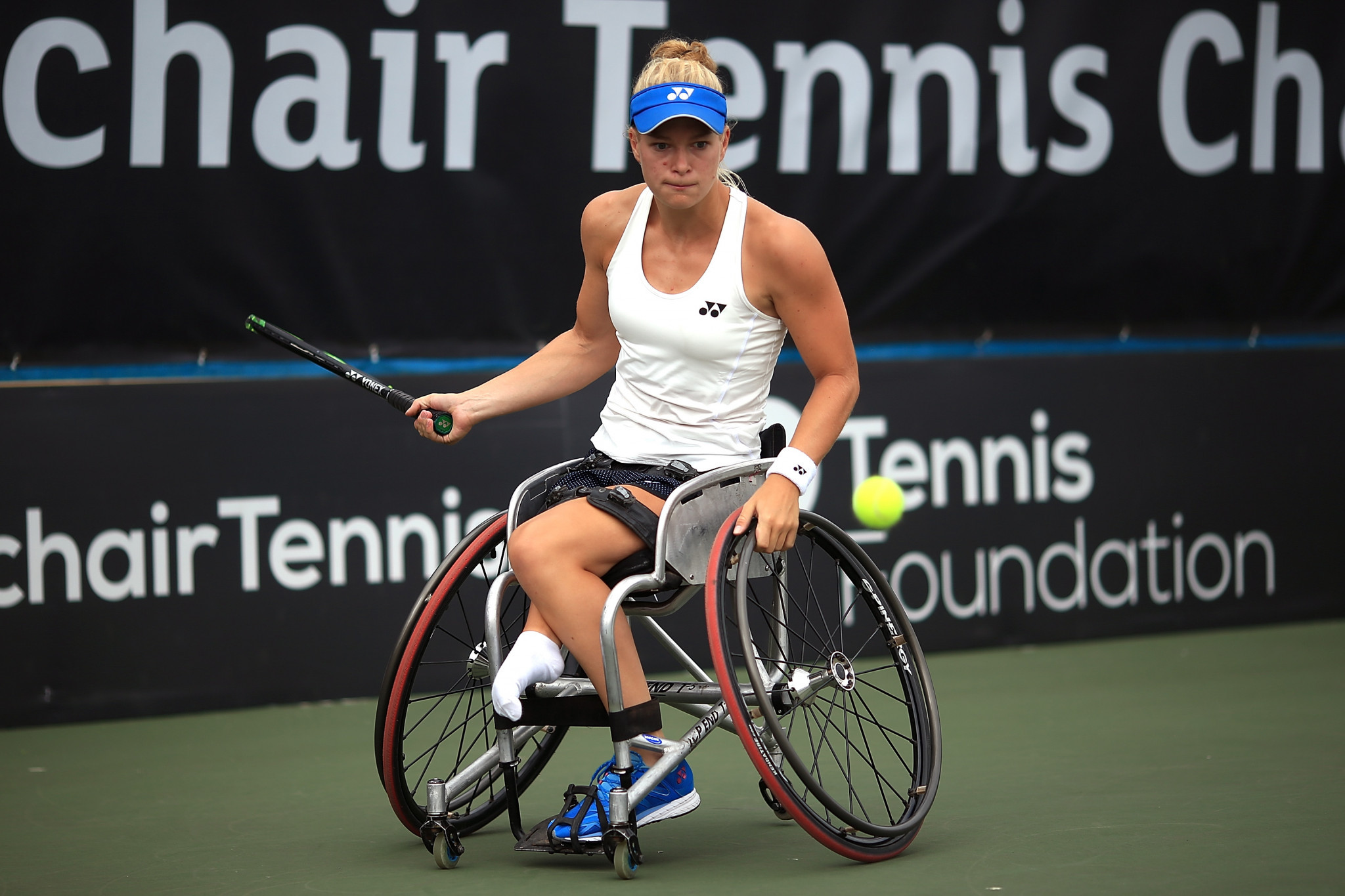 Defending champion Diede de Groot of the Netherlands will compete at The NEC Wheelchair Tennis Masters in Orlando ©Getty Images