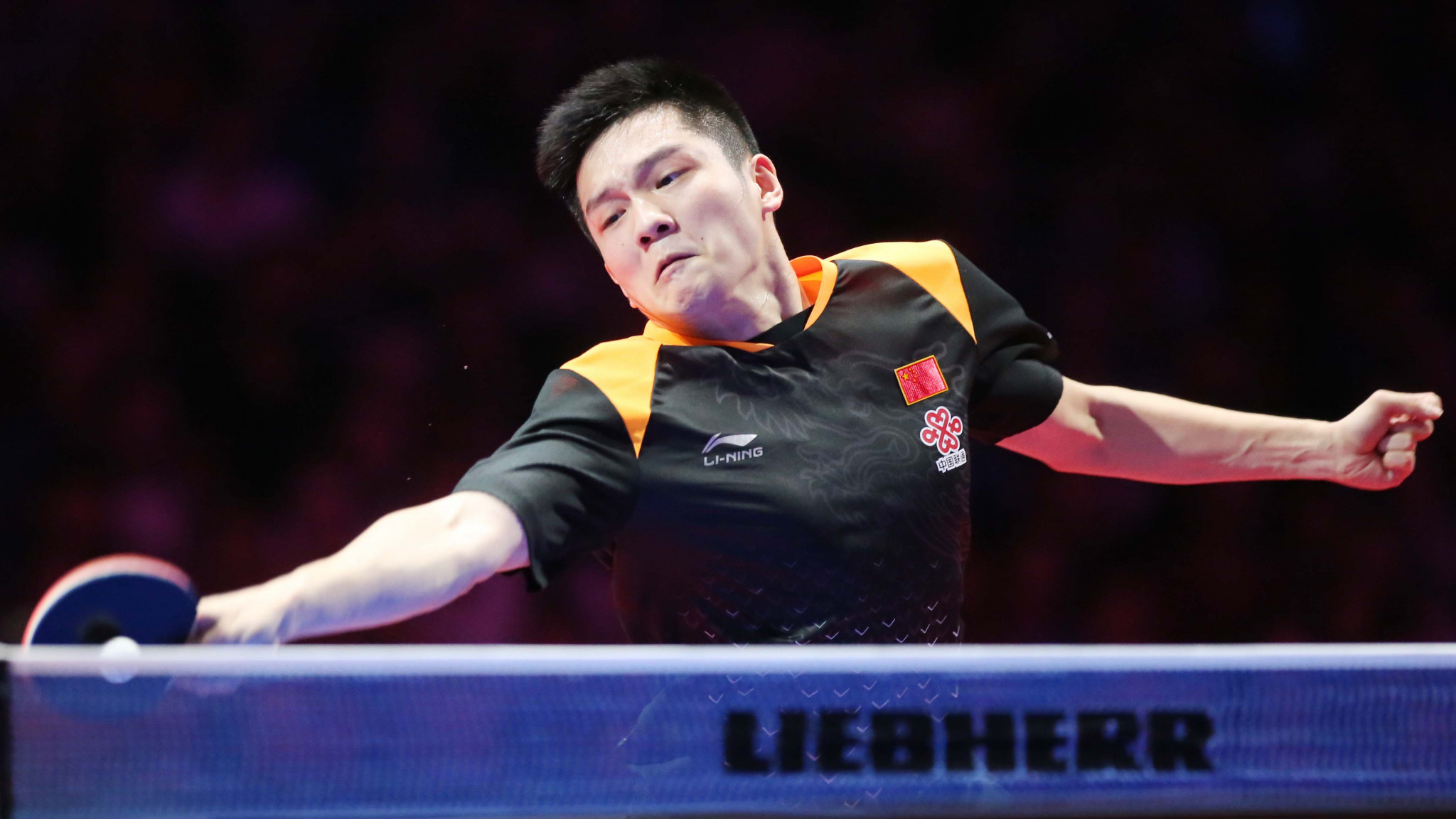 China's world number one Fan Zhendong clinched the World Cup title ©ITTF