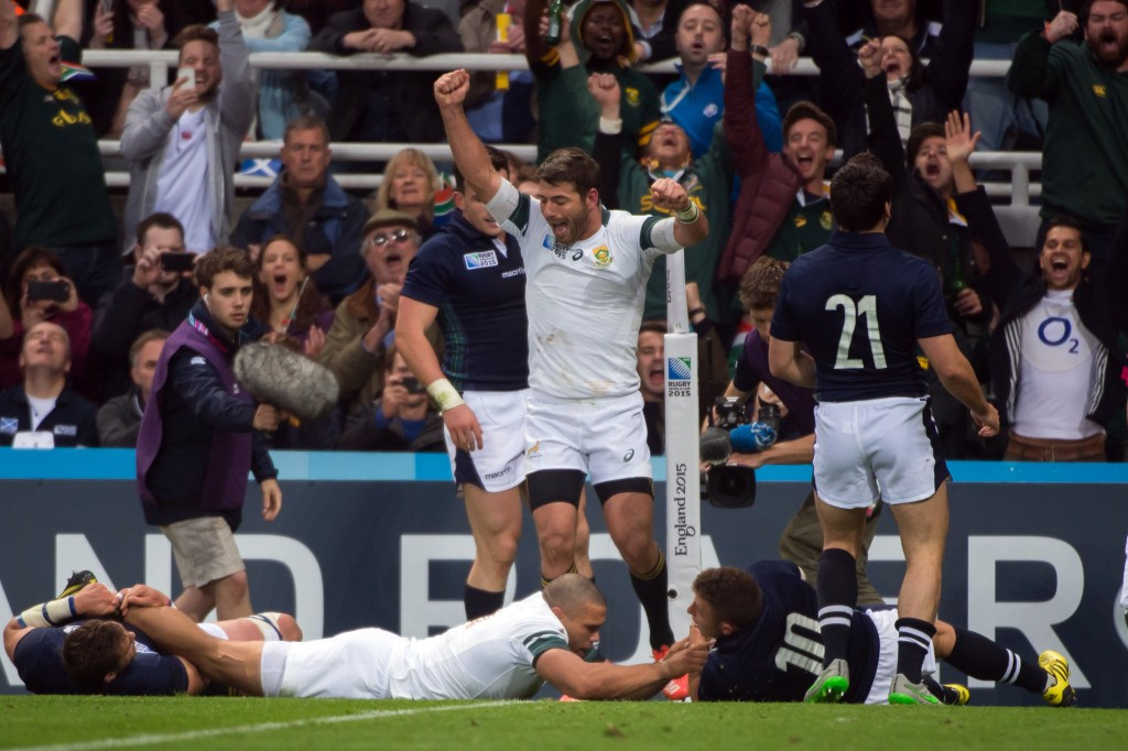South Africa continued their fight-back with an impressive win over Scotland ©AFP/Getty Images
