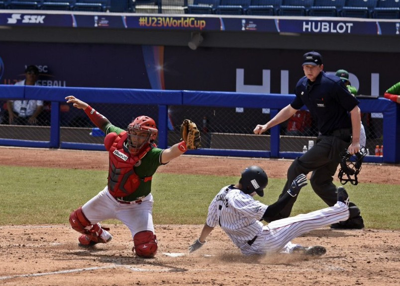 Japan beat Mexico 7-2 at the WBSC Under-23 Baseball World Cup in Barranquilla in Colombia ©WBSC