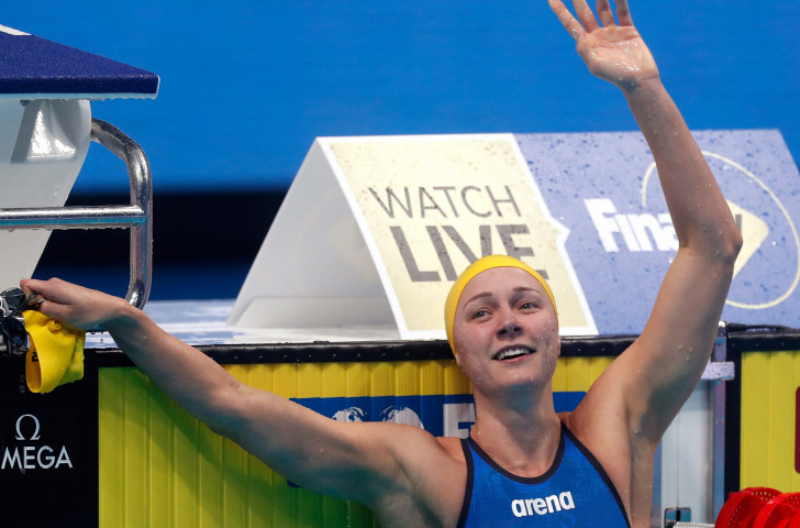 Sweden's Sarah Sjöström leads the women's 2018 rankings in the FINA Swimming World Cup ©Getty Images  