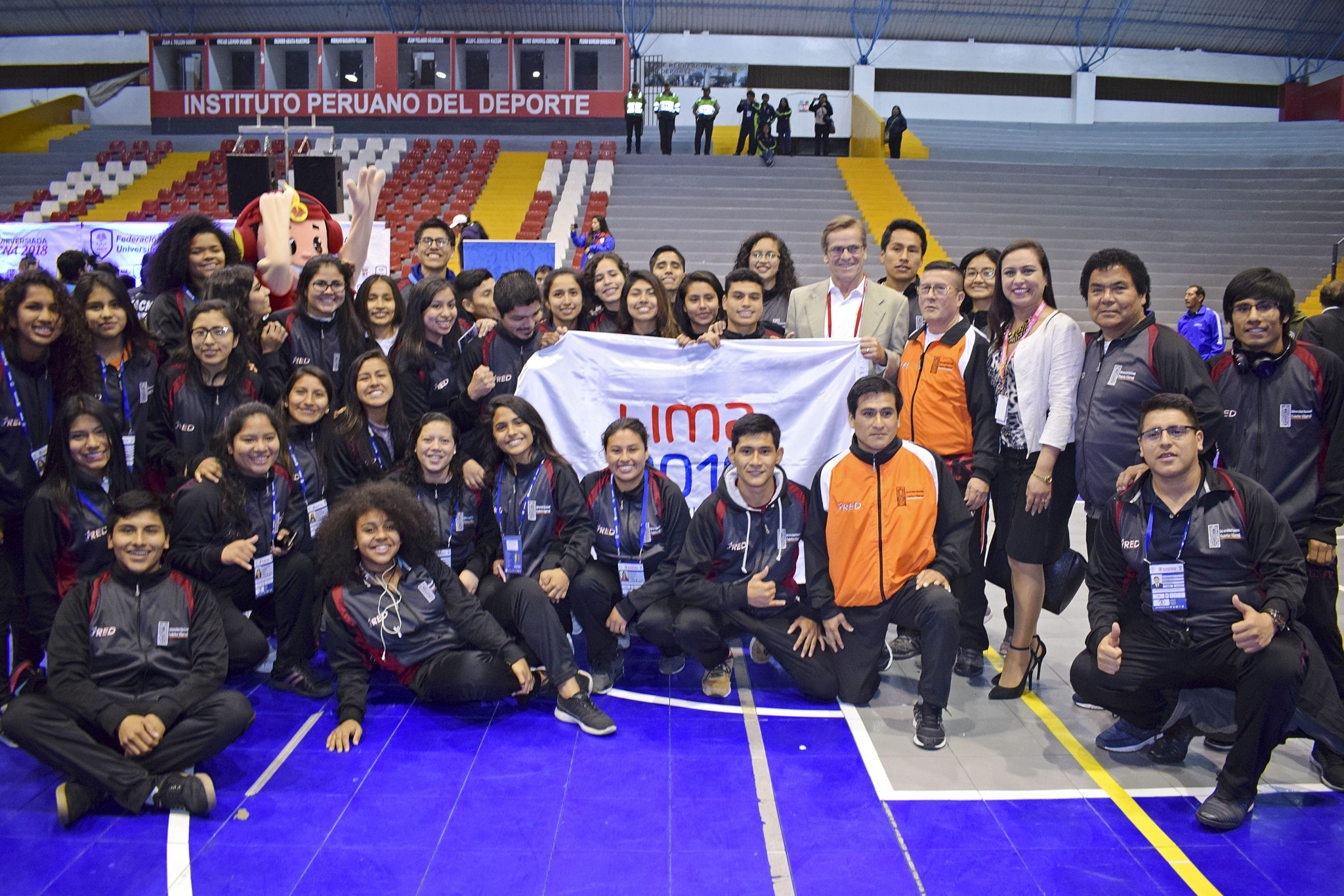 Representatives of the Lima 2019 Volunteer Programme have attended Peru’s National University Games in Tacna ©Lima 2019