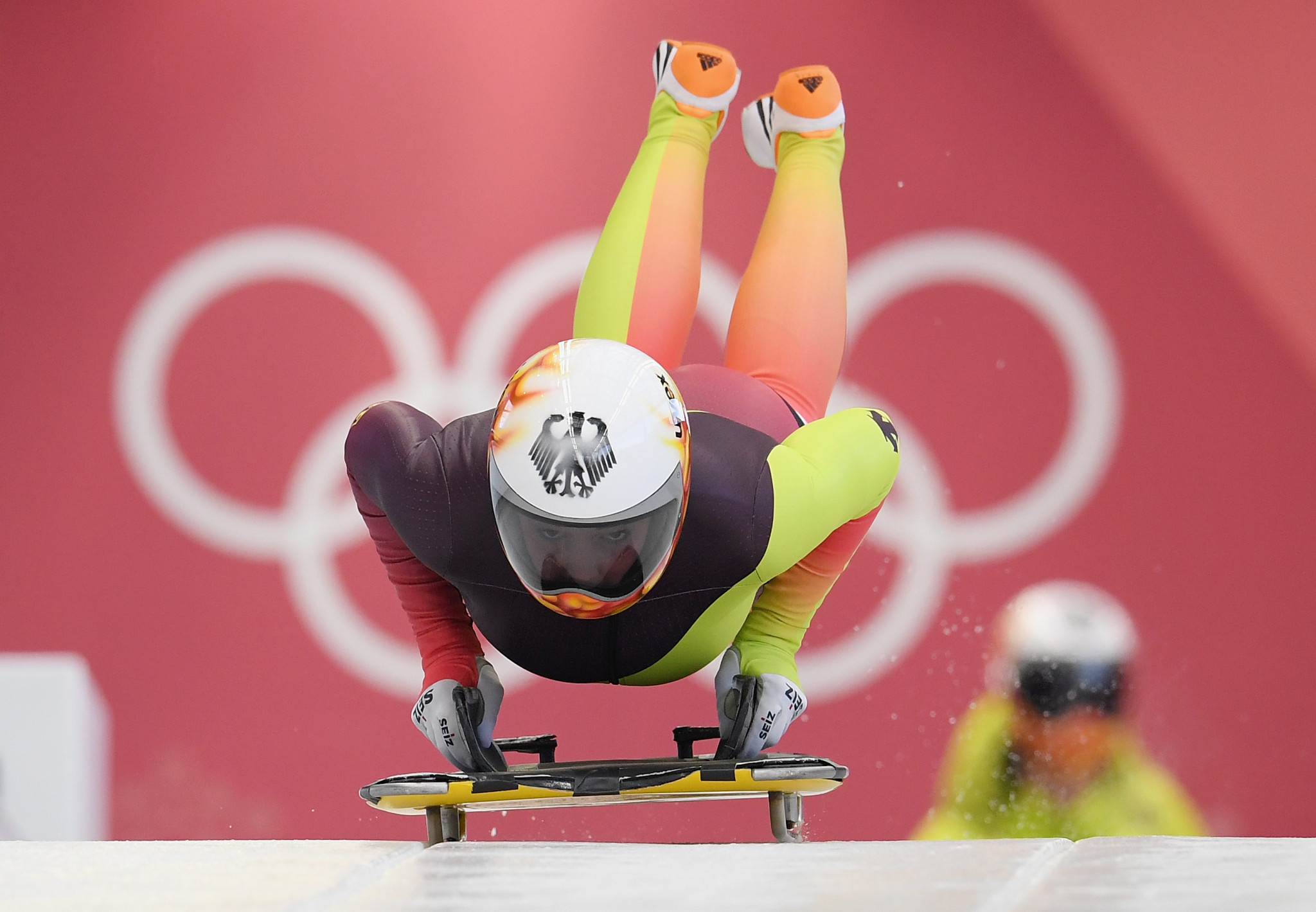 Anna Fernstädt competing for Germany at this year's Winter Olympic Games in Pyeongchang ©Getty Images 