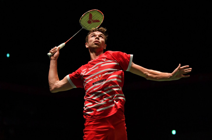 Rasmus Gemke of Norway earned a shock win over Chinese Taipei's fourth seed Tien Chen Chou in the first round of the BWF French Open in Paris ©Getty Images  