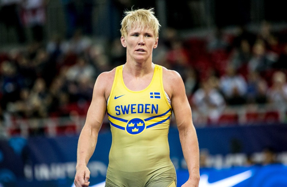 Sweden's Anna Fransson - a former World Champion - crashed out of the women's 72kg division at the last 16 stage ©UWW