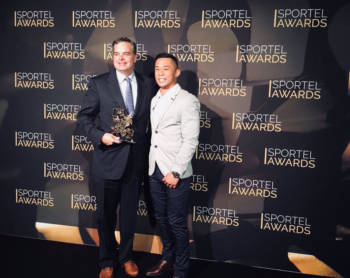 The Olympic Channel was recognised at the SPORTEL Awards for its video song "Speechless" ©SPORTEL Awards/Twitter
