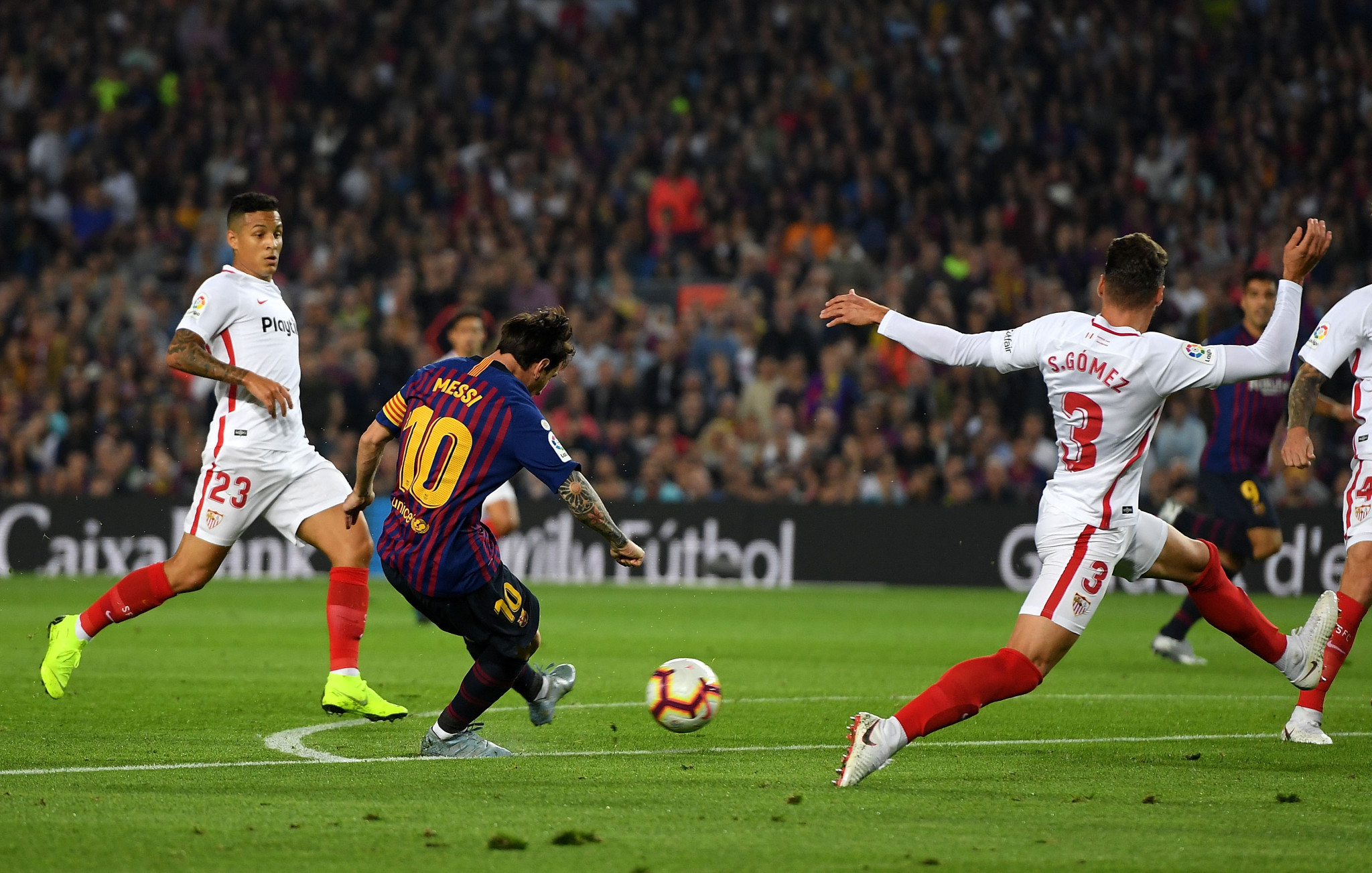 It had been hoped that the likes of five-time Ballon d'Or winner Lionel Messi could be showcased to America in a regular La Liga game ©Getty Images