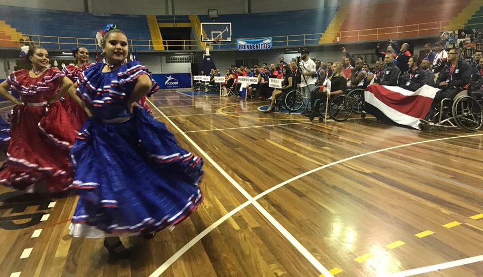 The Opening Ceremony of the IWBF Central America and Caribbean Championship was held today ©CentroBasket BSR Costa Rica 2018