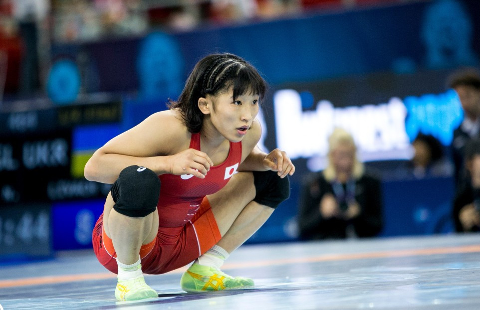 Japan dominated this morning's qualifying, with Yui Susaki one of three Japanese wrestlers to make it into a final ©UWW