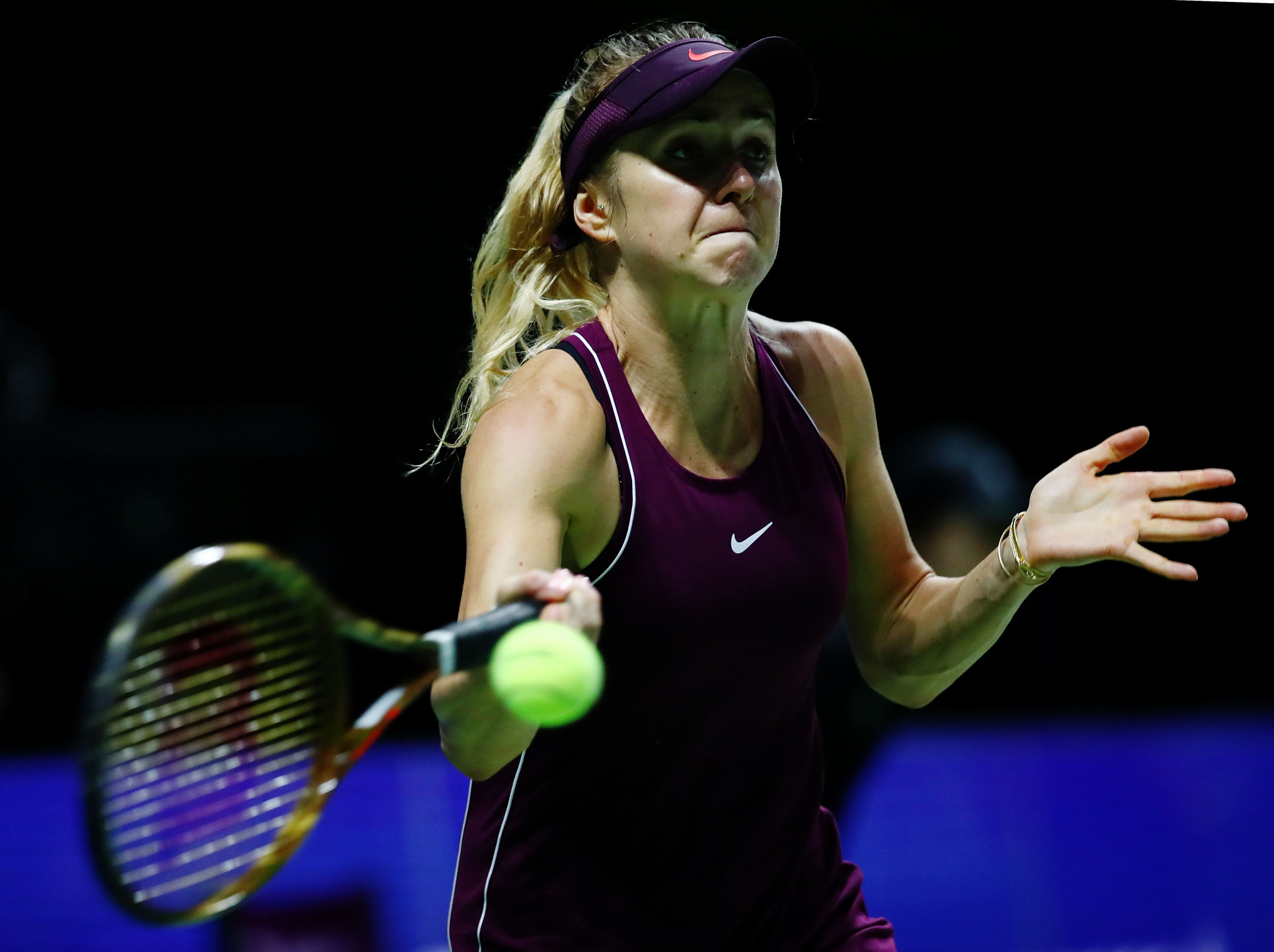 Elina Svitolina progressed to the semi-finals with victory over Caroline Wozniacki ©Getty Images