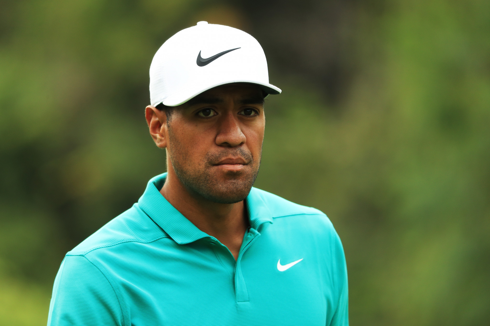 Tony Finau is in a tie for second place ©Getty Images