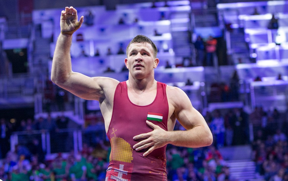Hungary had a very successful day in Greco-Roman qualifying, with two wrestlers including Balint Korpasi making finals ©UWW