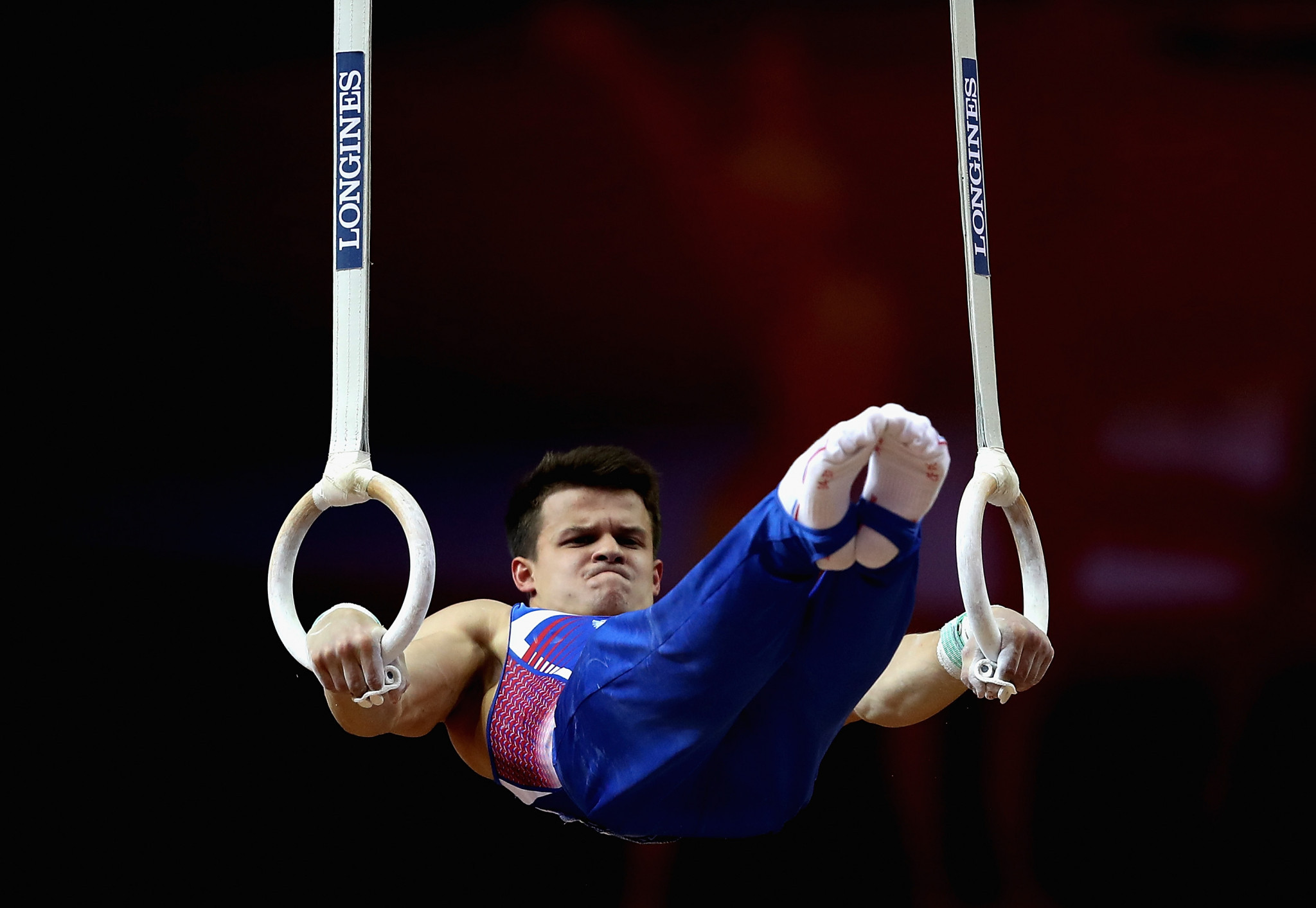 Nikita Nagornyy has taken the lead in the individual all-around ©Getty Images