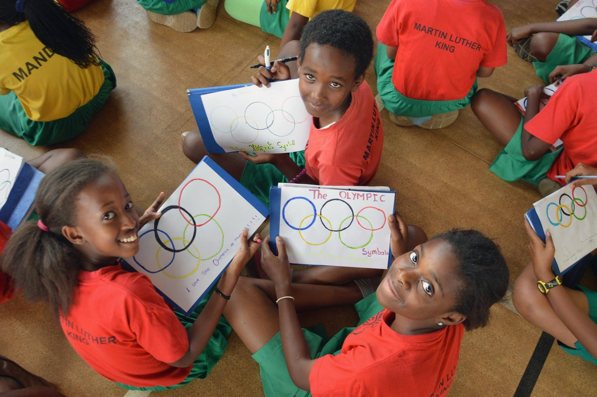 Many of the projects aim to promote the Olympic values to young people ©WOA